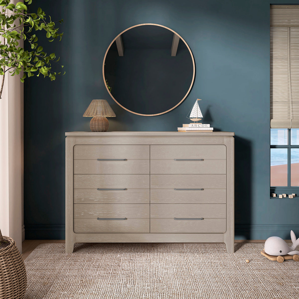Evolur Oakley Calm Living Nursery Bundle – Sienna Grey