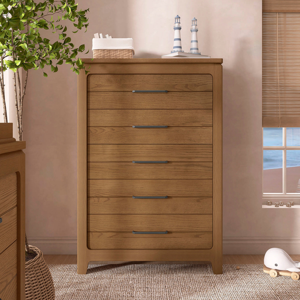 Evolur Oakley Warm Beginnings Nursery Bundle – Hickory