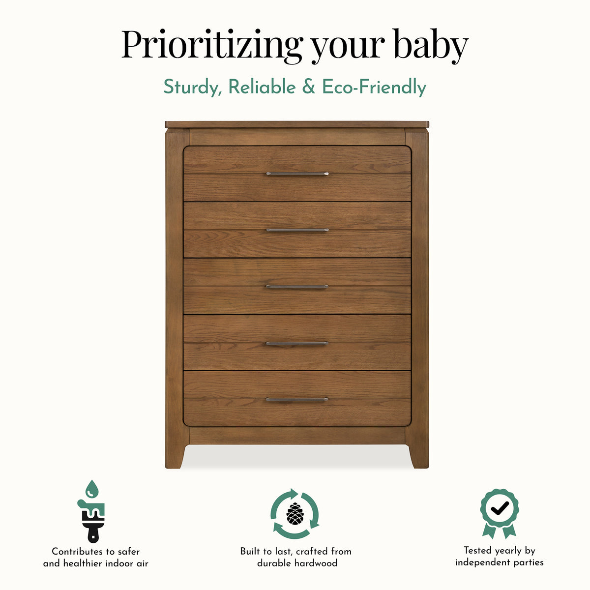 Evolur Oakley Warm Beginnings Nursery Bundle – Hickory
