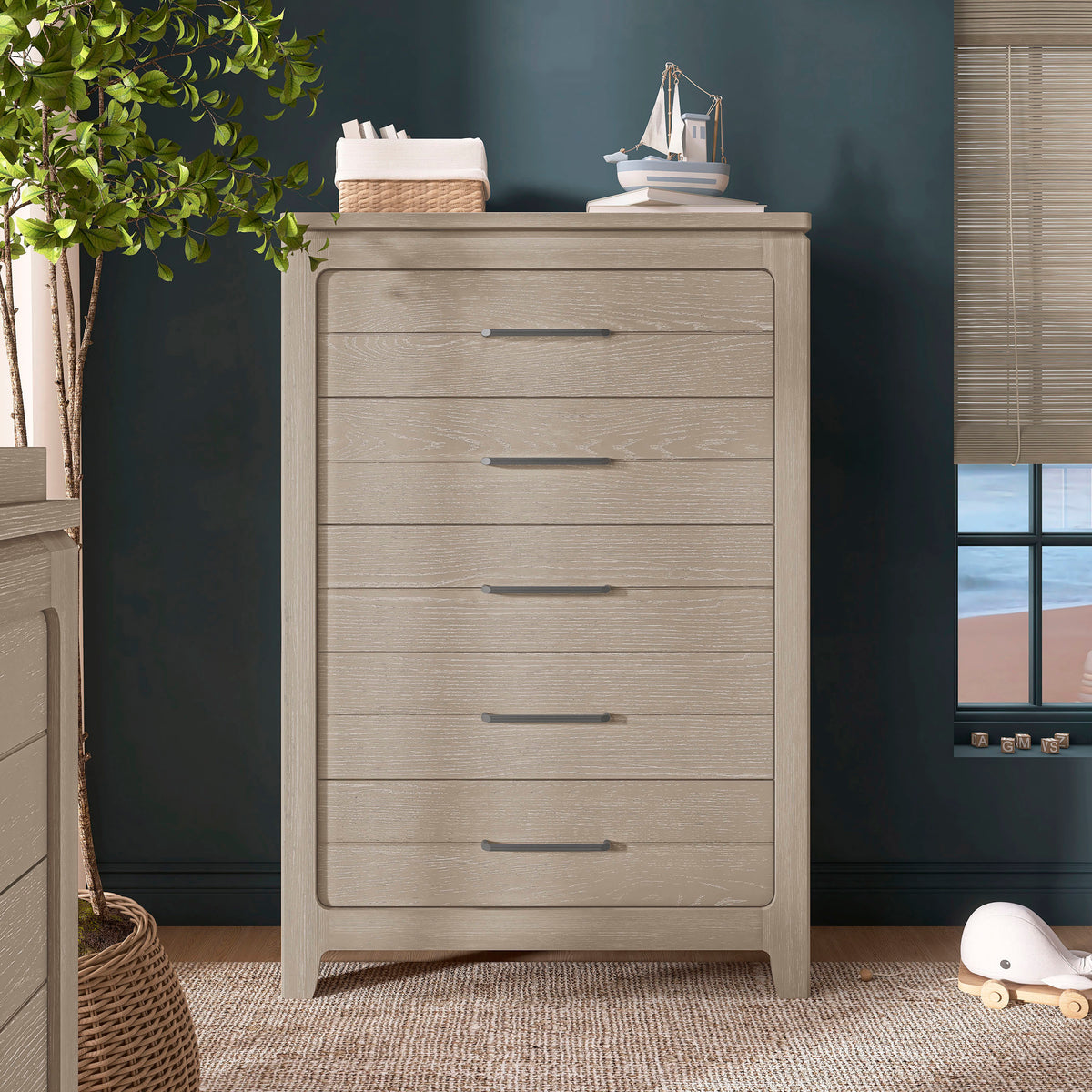 Evolur Oakley Calm Living Nursery Bundle – Sienna Grey