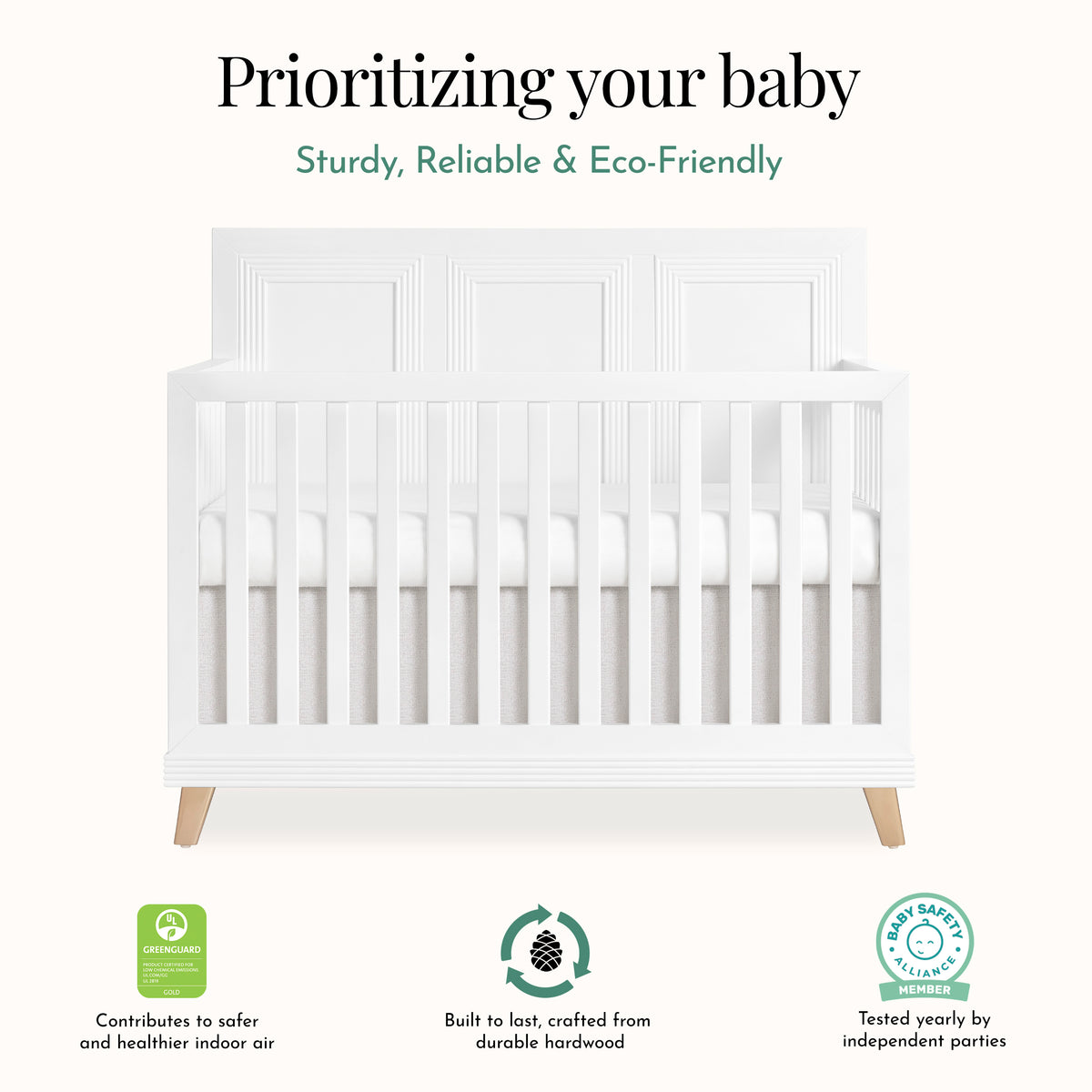 Evolur Audrey 4-Piece Timeless Nursery Bundle