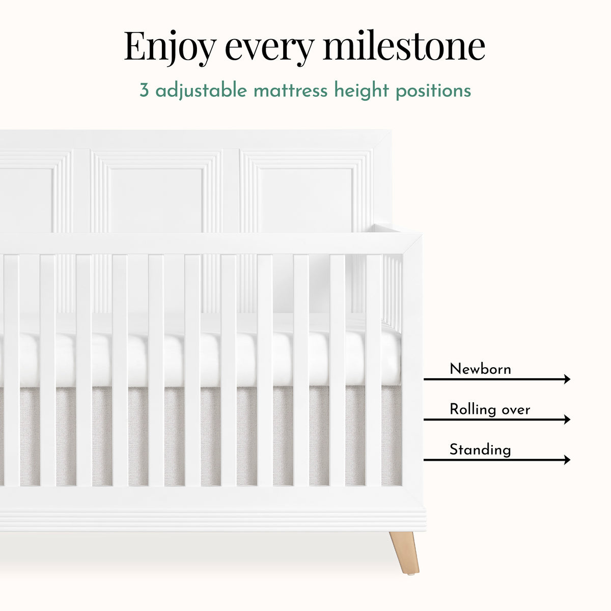 Evolur Audrey 4-Piece Timeless Nursery Bundle