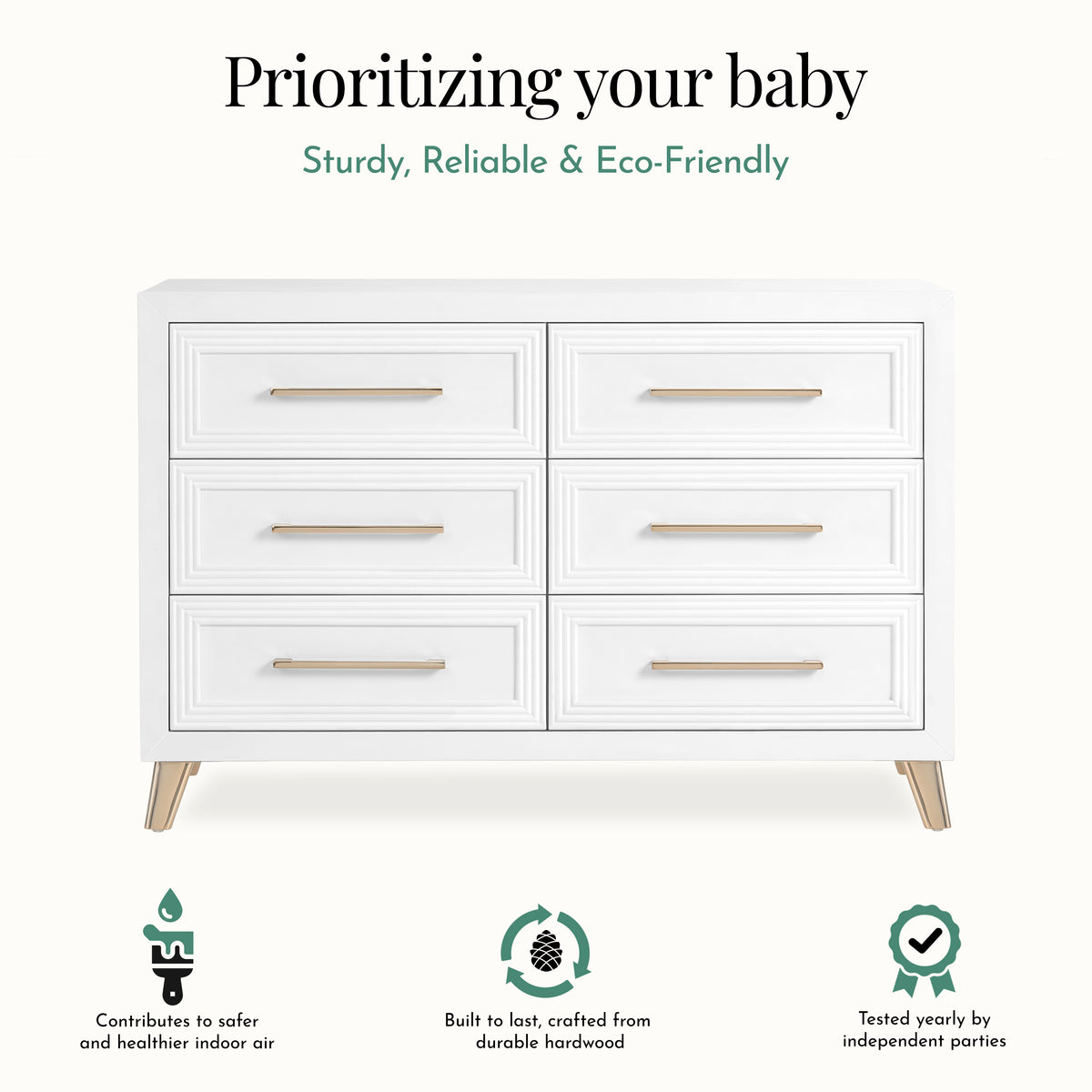 Evolur Audrey 4-Piece Timeless Nursery Bundle