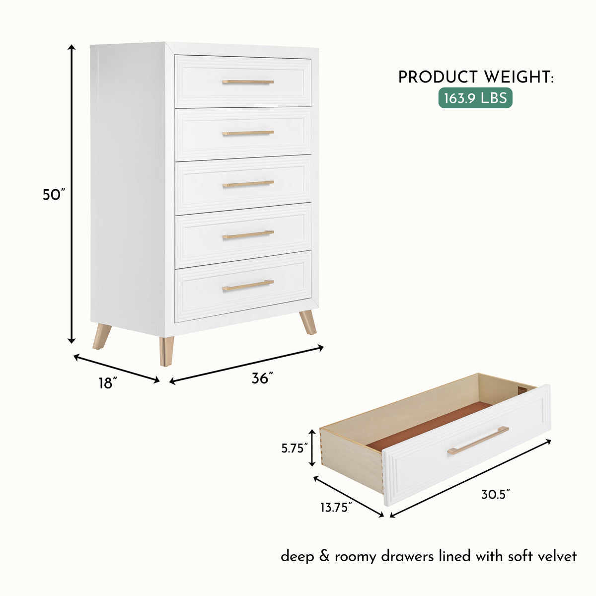 Evolur Audrey 4-Piece Timeless Nursery Bundle