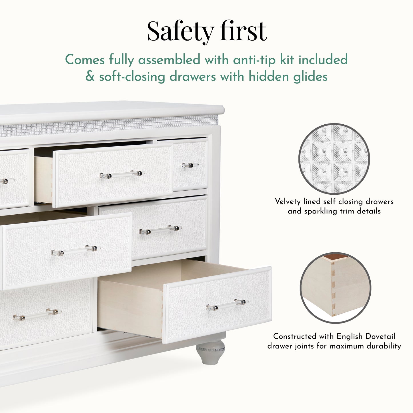 Nova 3-Piece Modern Essentials Furniture Set