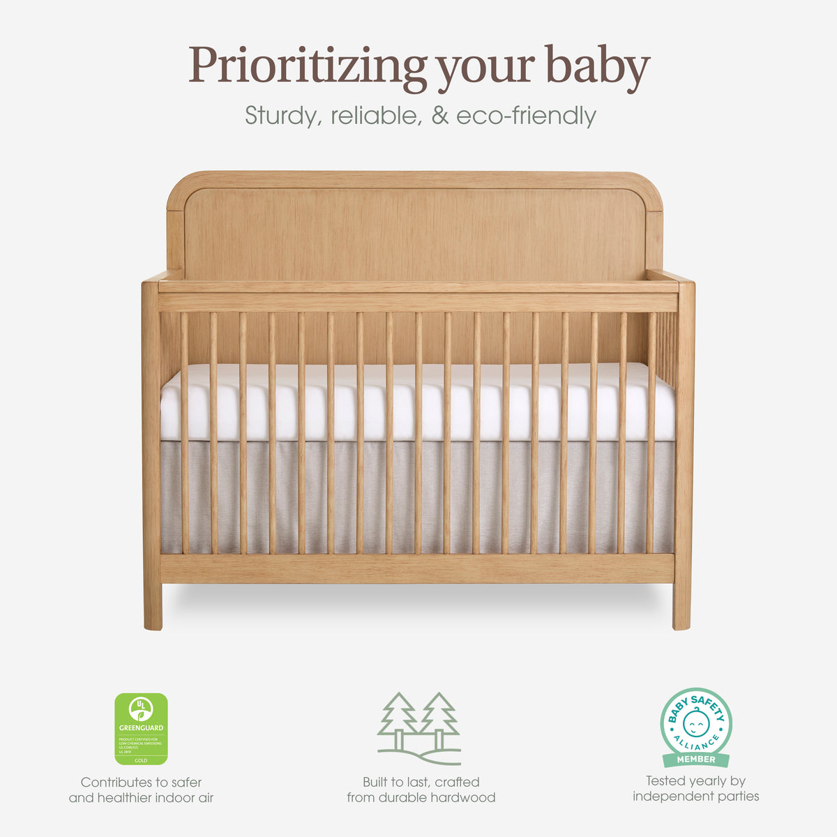 Evolur Cove 3-Piece Everyday Nursery Bundle