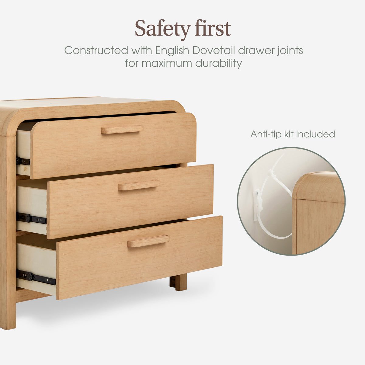 Evolur Cove 3-Piece Everyday Nursery Bundle