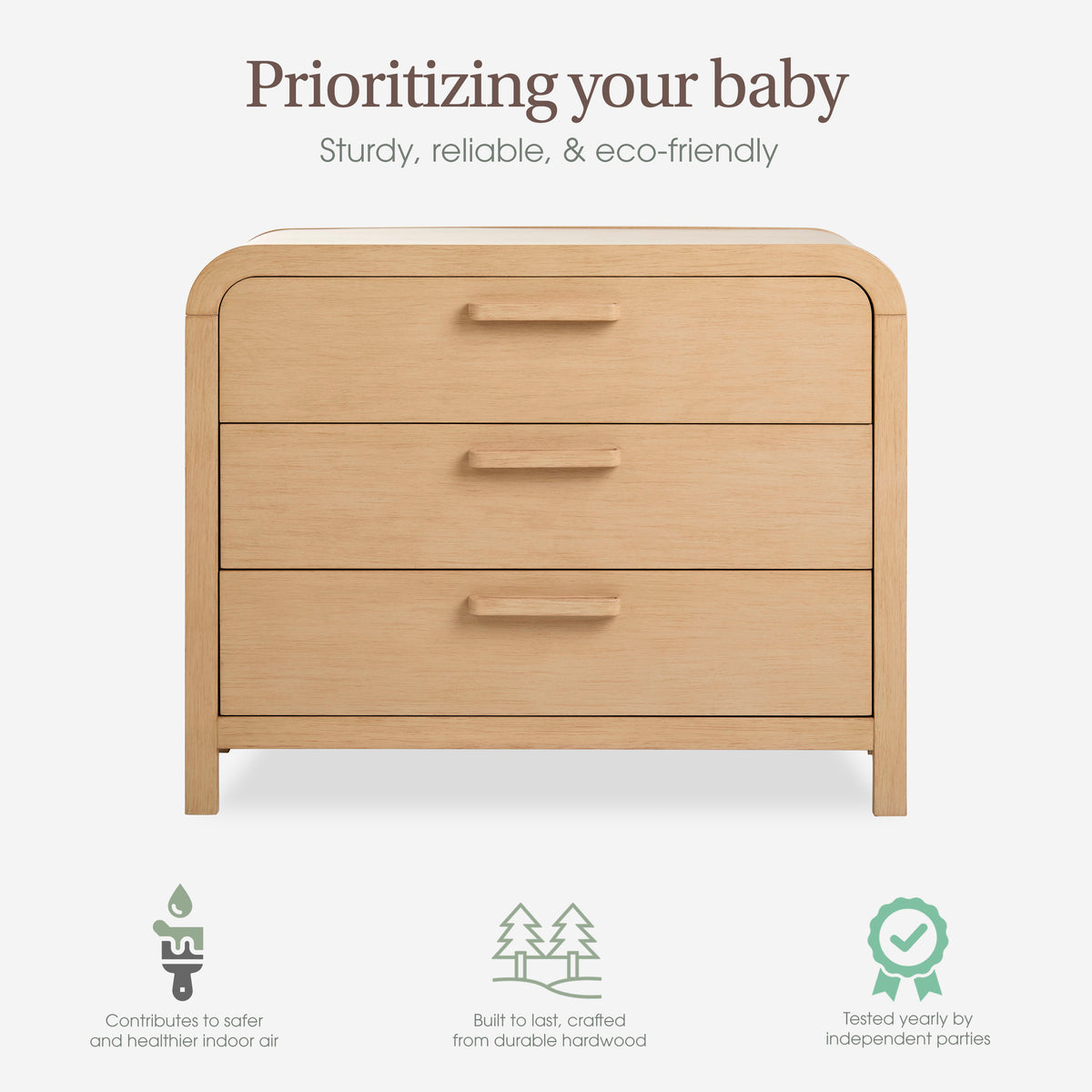 Evolur Cove 3-Piece Everyday Nursery Bundle