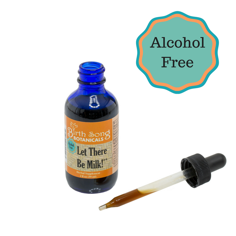 Birth Song Botanicals Co. Let There Be Milk! ALCOHOL FREE Supplement for Breastfeeding 2 oz.