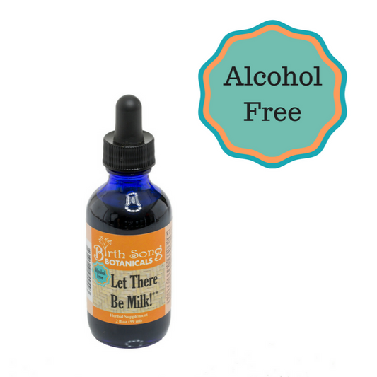 Birth Song Botanicals Co. Let There Be Milk! ALCOHOL FREE Supplement for Breastfeeding 2 oz.