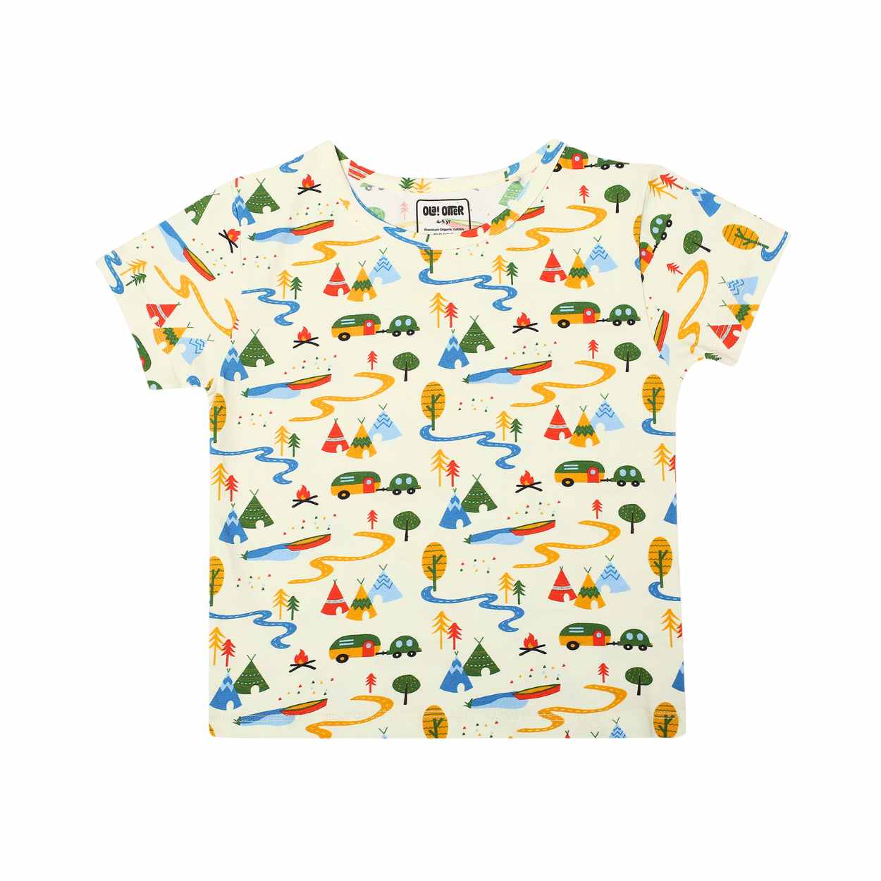 Ola! Otter Organic Cotton Oversized T-Shirt