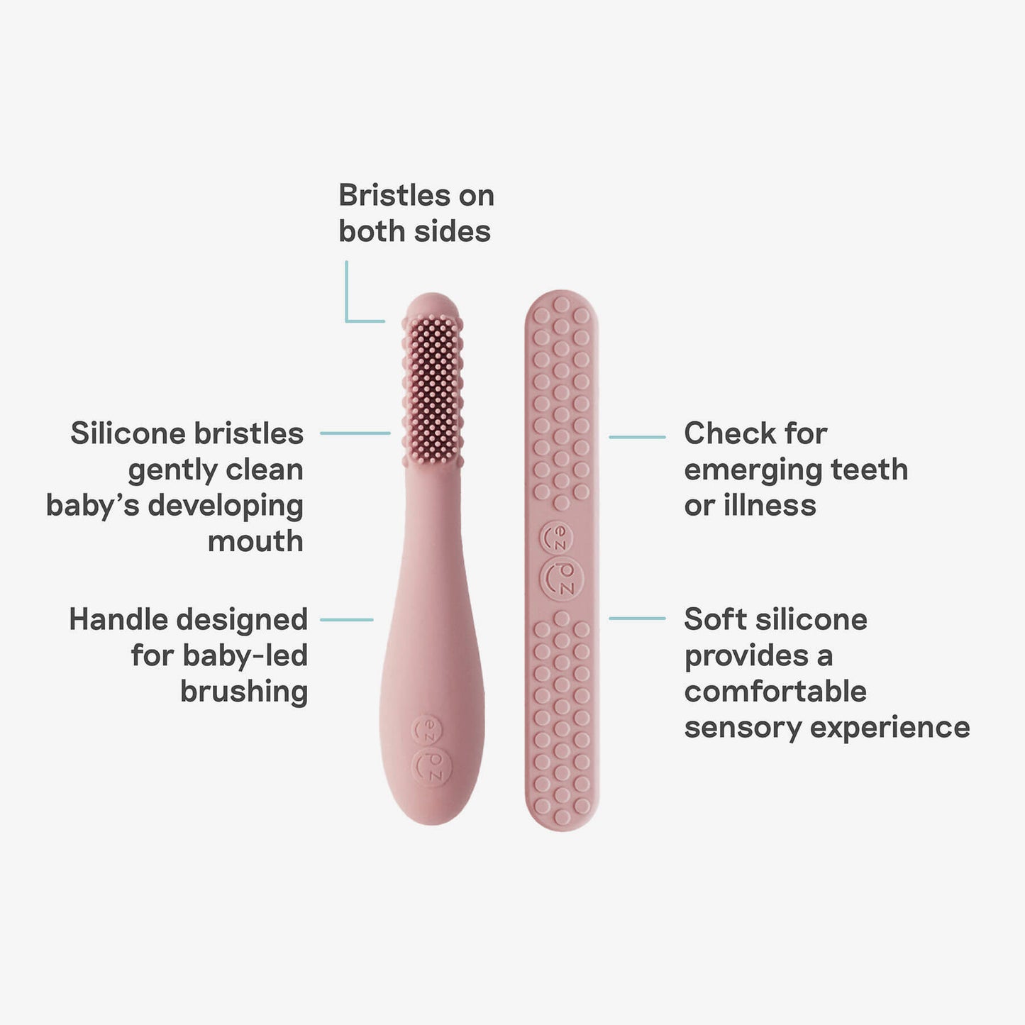 ezpz Baby-Led™ Toothbrush + Tongue Depressor
