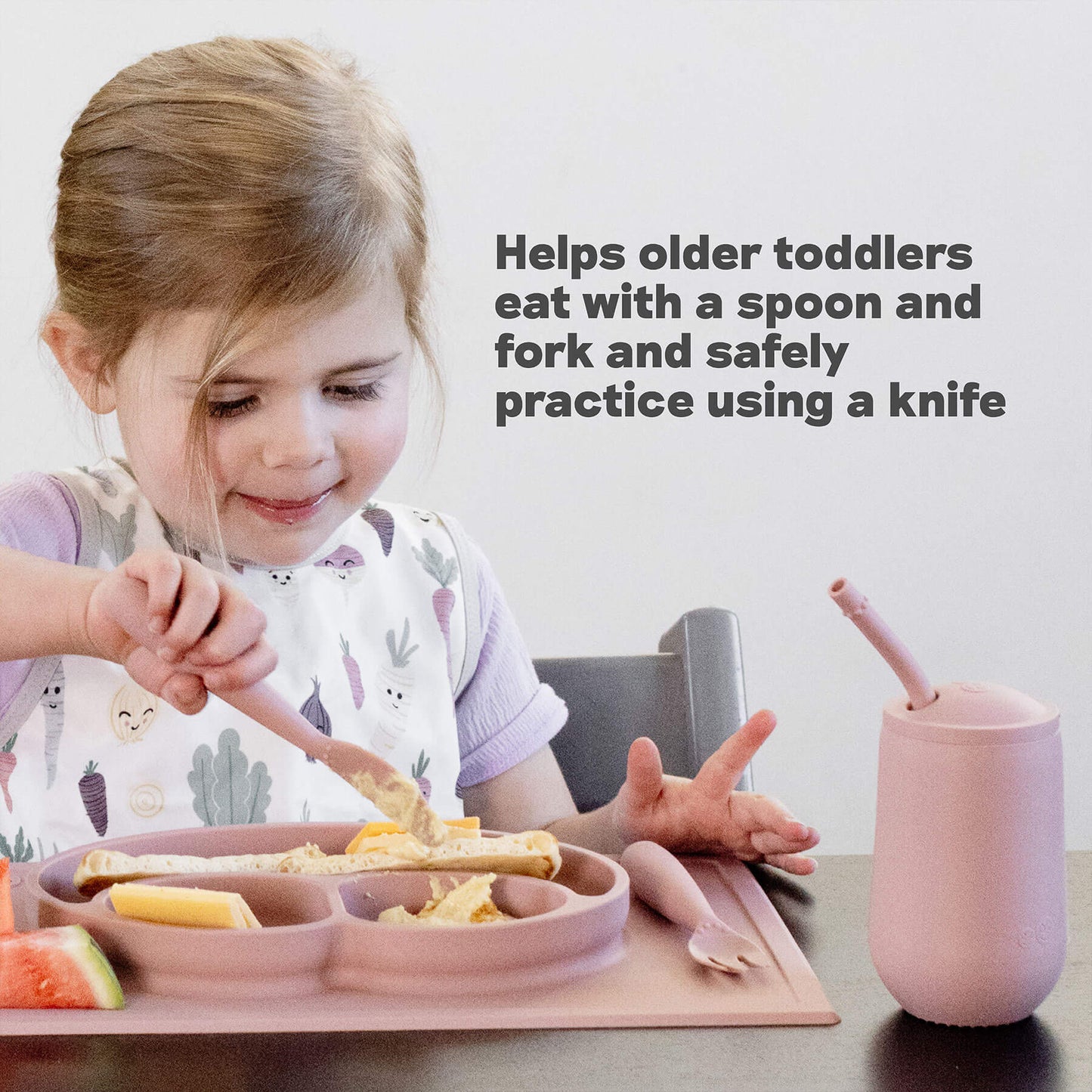 ezpz Developmental Utensil Set