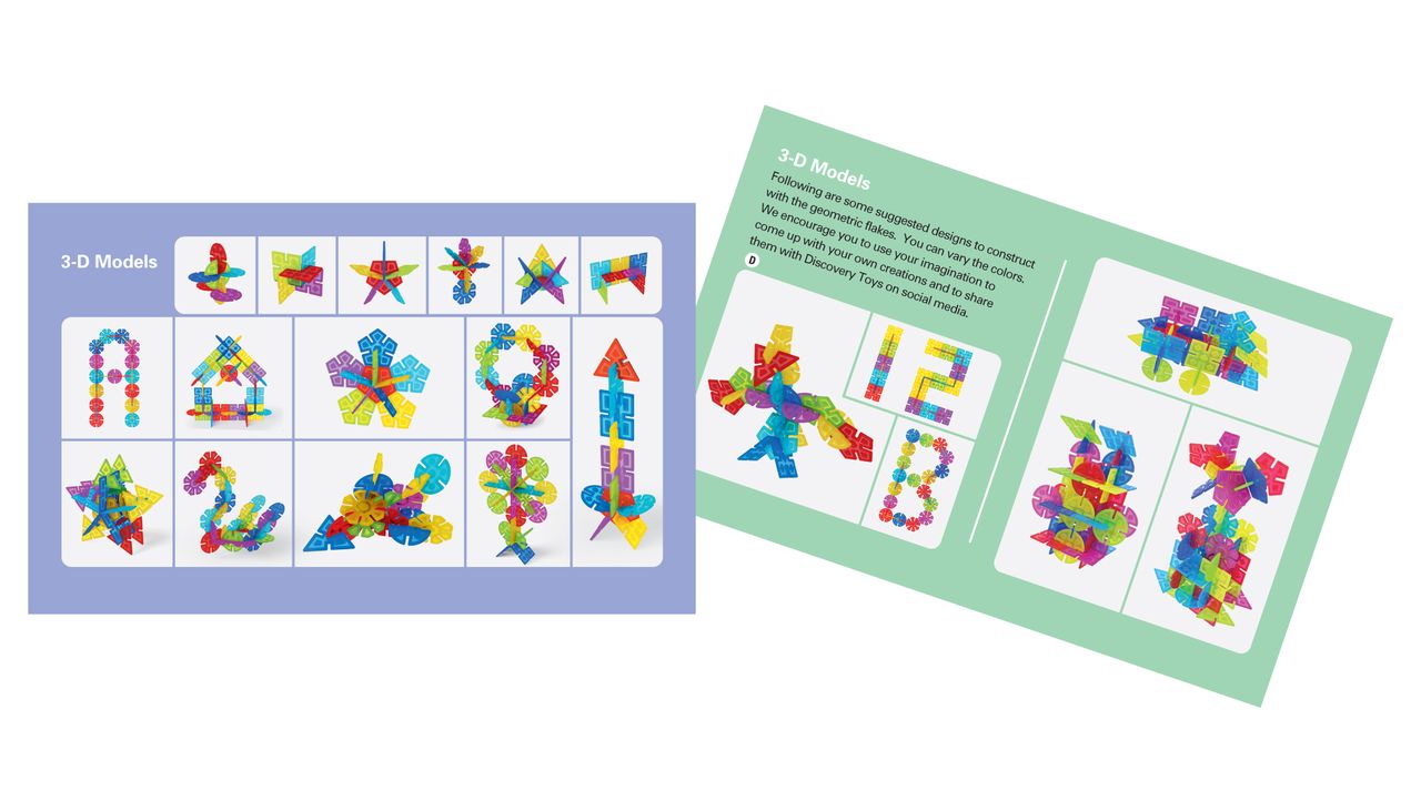Discovery Toys Geo Flakes Activity Set Building Construction Play