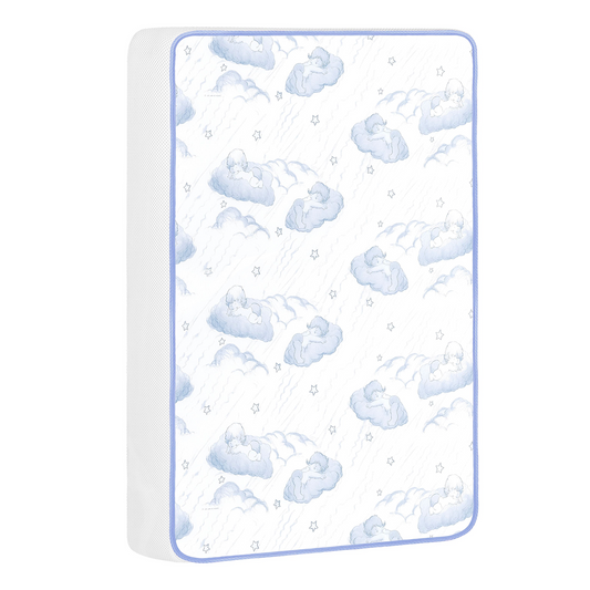 Dream On Me 2-In-1 Breathable 3" Spring Coil Portable Crib Mattress