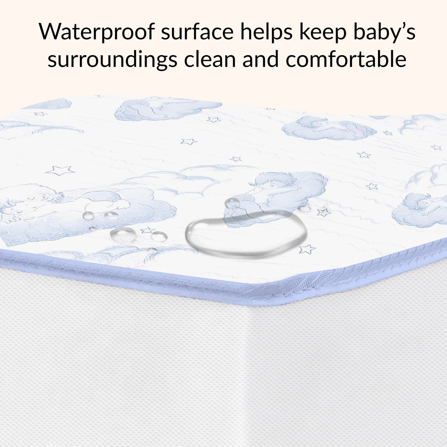 Dream On Me 2-In-1 Breathable 3" Spring Coil Portable Crib Mattress