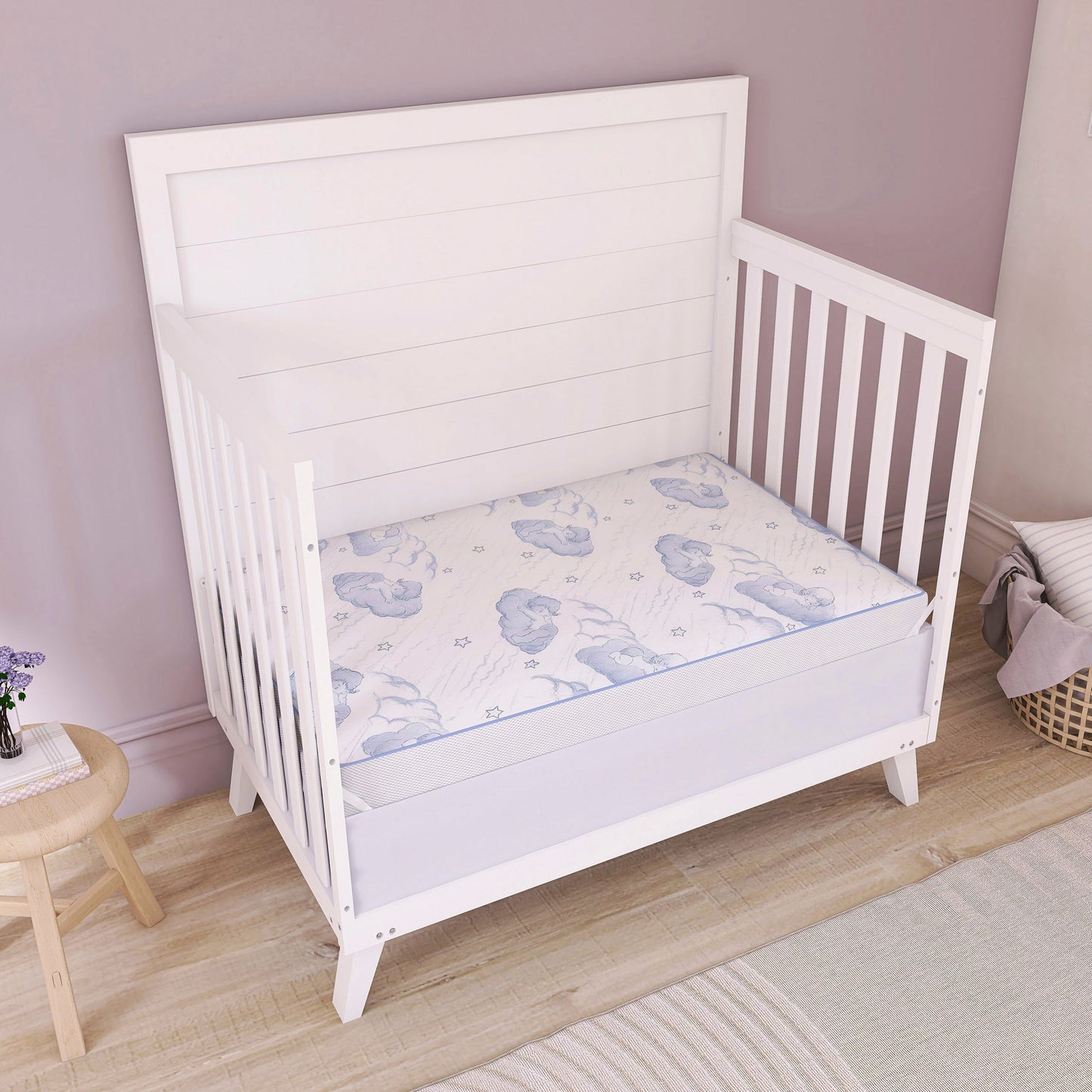 Dream On Me 2-In-1 Breathable 3" Spring Coil Portable Crib Mattress