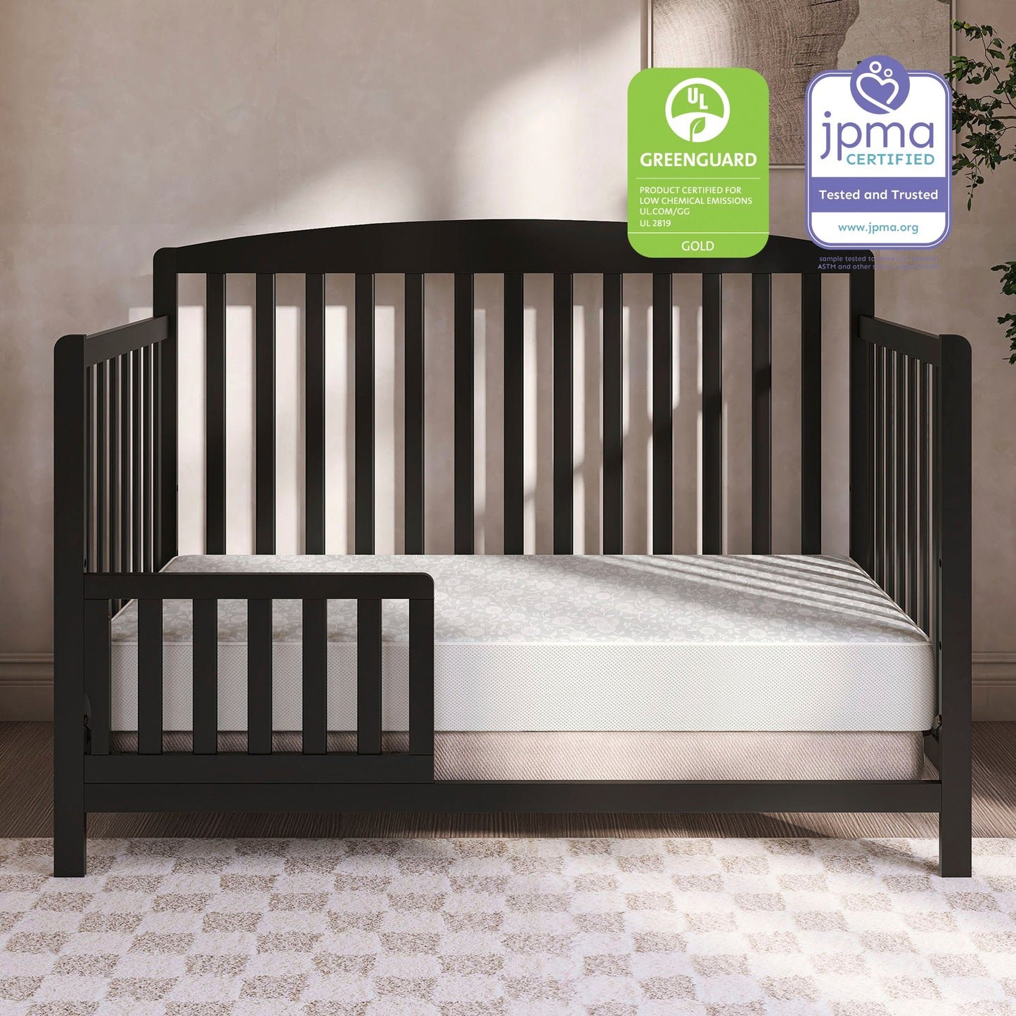 Dream On Me Breathable Little Baby 6 Inch Full Size Firm Crib & Toddler Bed Mattress