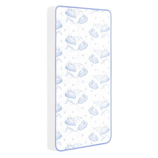 Dream On Me 2-In-1 Breathable Sweet Dreams 6 Inch 88 Coil Spring Crib & Toddler Bed Mattress