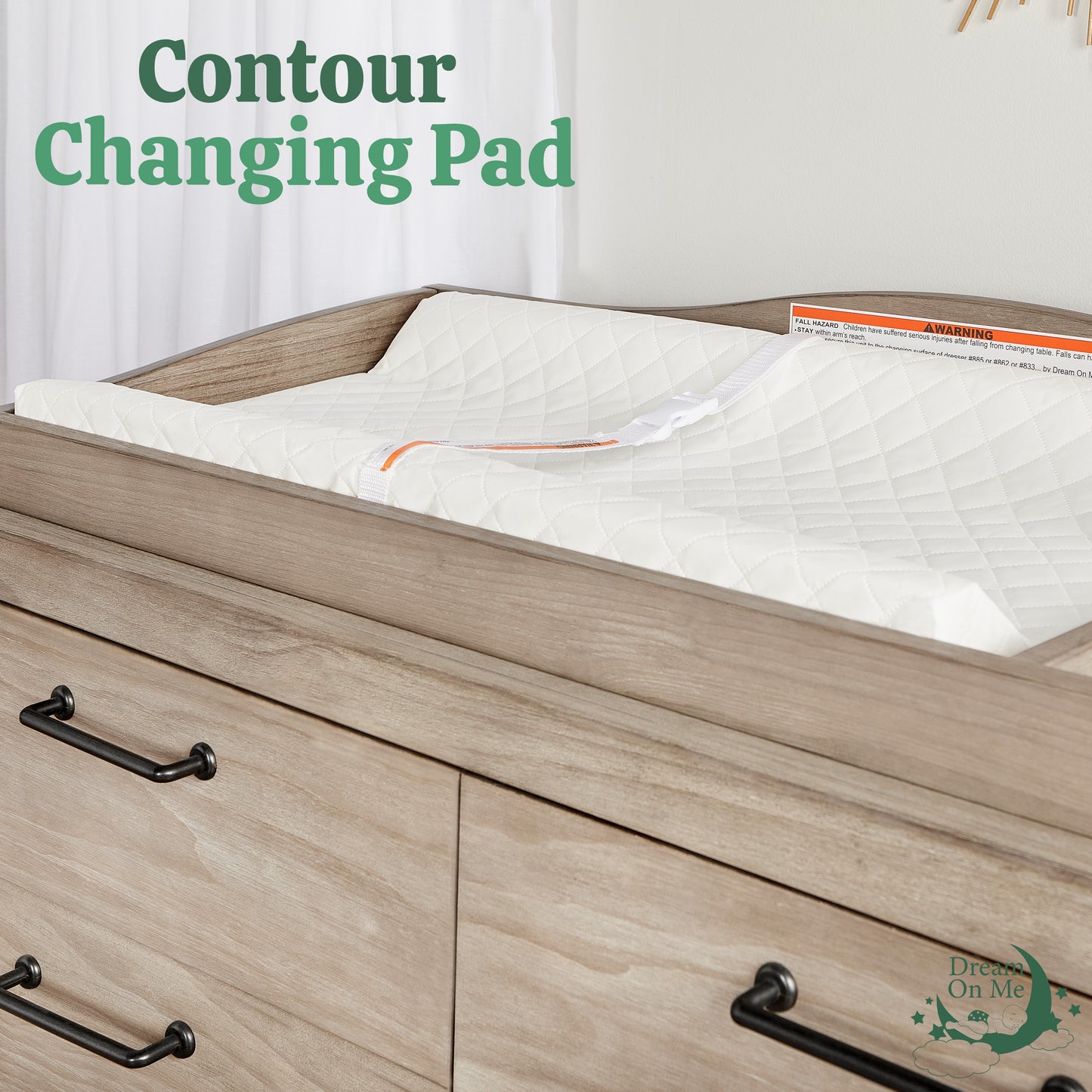 Dream On Me Compressed Contour Changing Pad, White