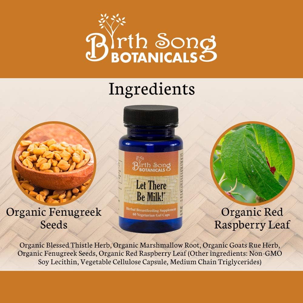 Let There Be Milk! Liquid Herbal Breastfeeding Capsules 60 Ct.