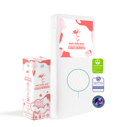 Dream On Me Baby Fairy 5 Inch Foam Crib & Toddler Bed Mattress