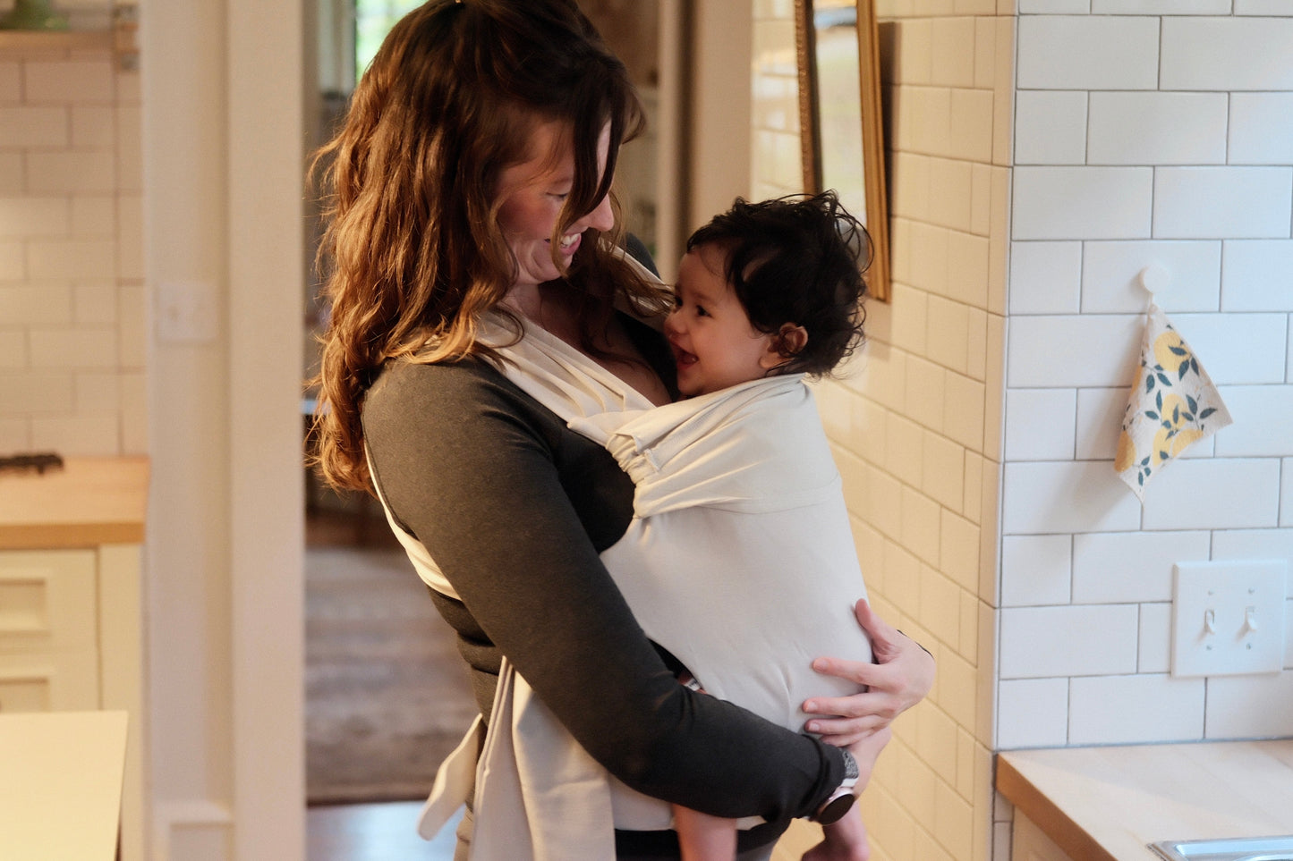 Lalabu Simple Wrap Baby Carrier Fog