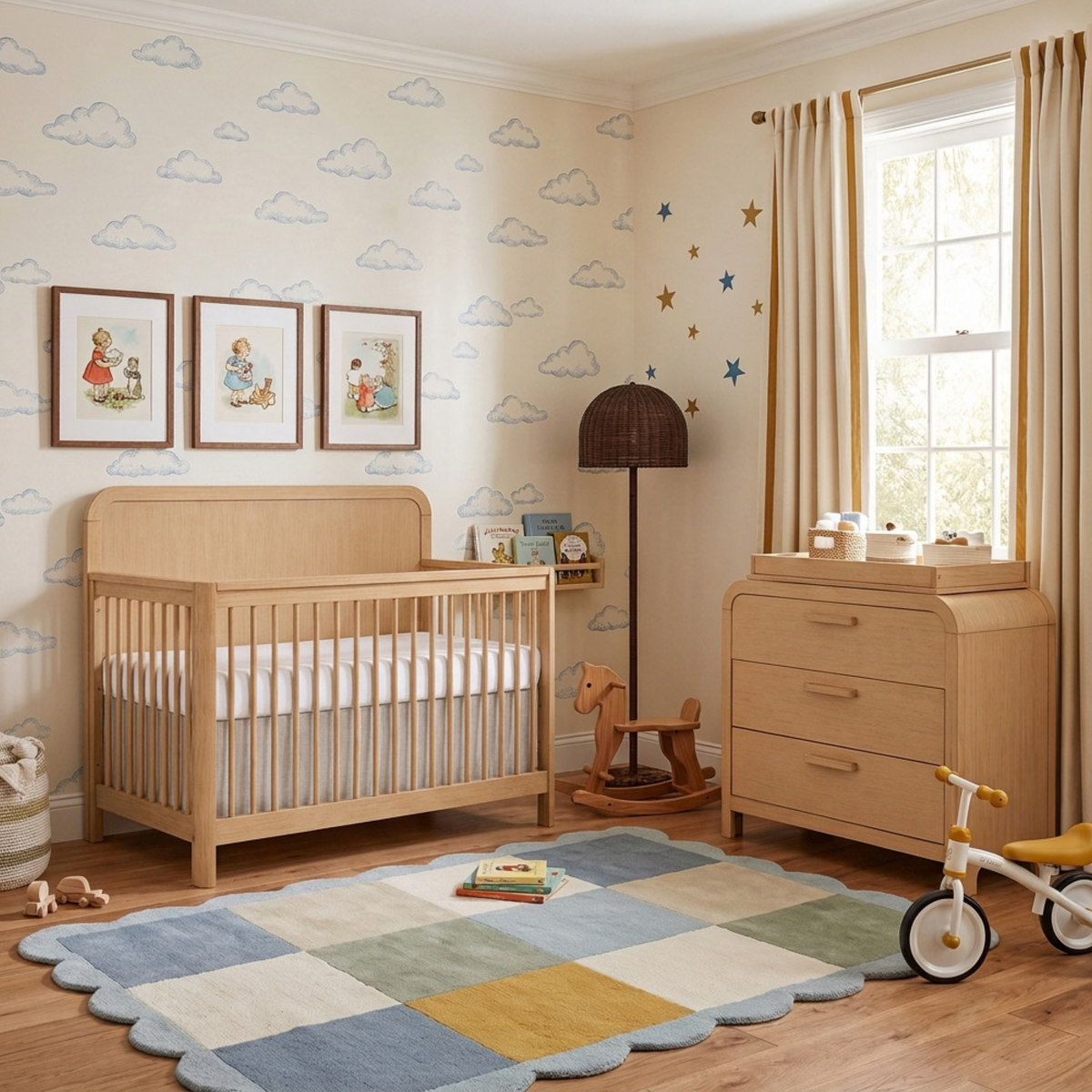 Evolur Cove 3-Piece Everyday Nursery Bundle