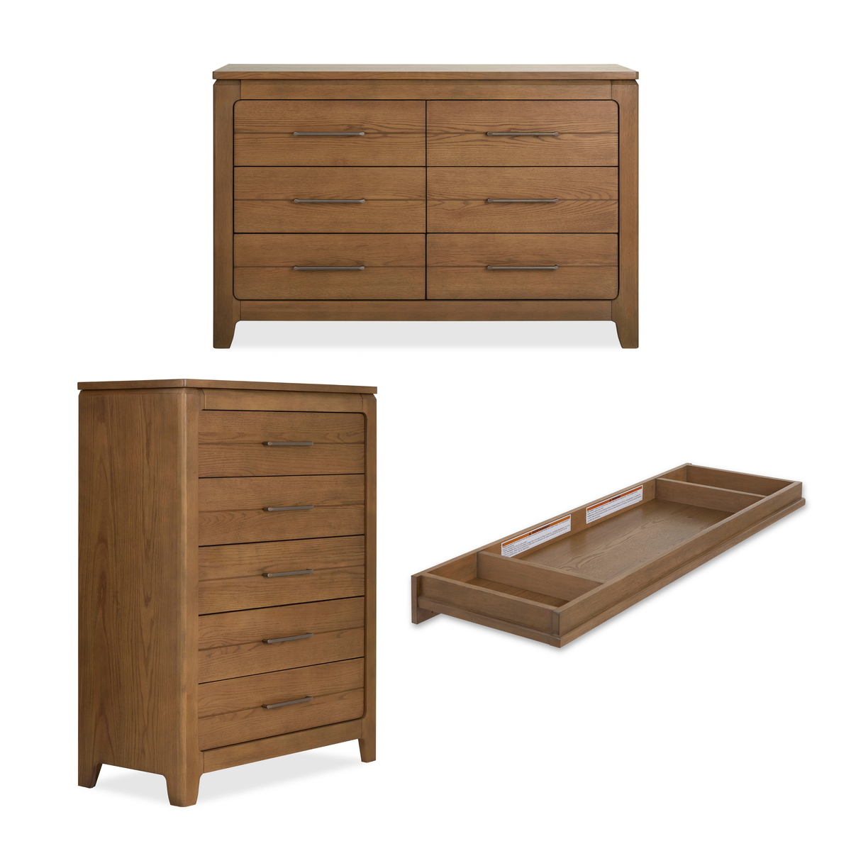 Evolur Oakley Warm Beginnings Nursery Bundle – Hickory