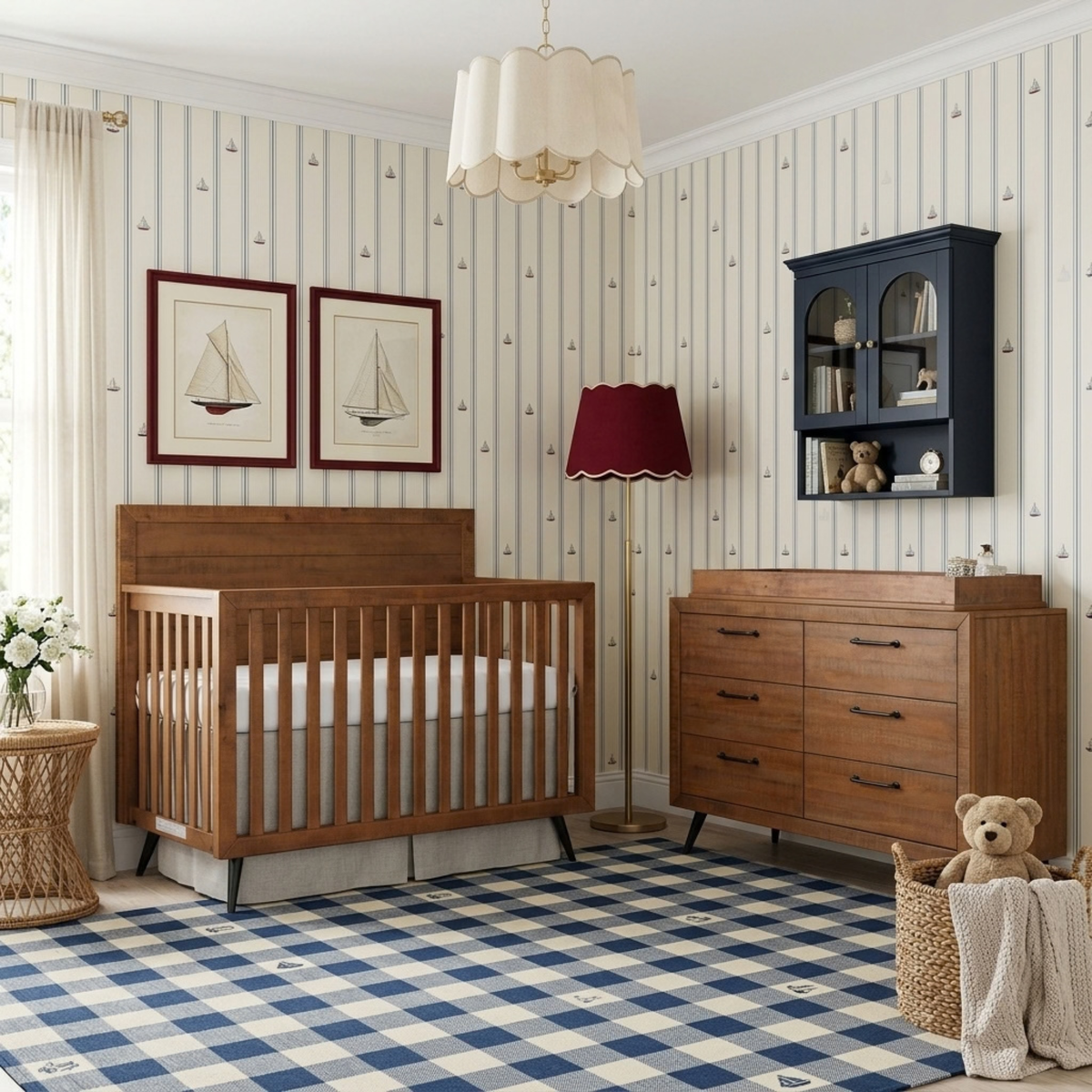 Evolur Stilnovo Sugarcane 3-Piece Natural Nursery Bundle