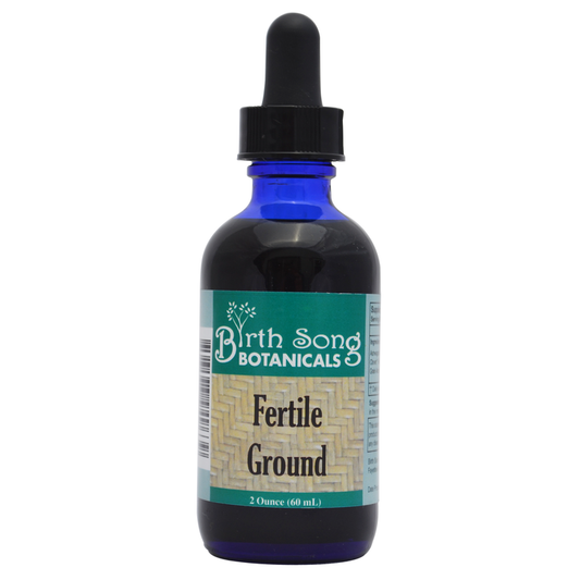 Birth Song Botanicals Co. Fertile Ground Herbal Fertility Support Tincture for Women  2 oz.
