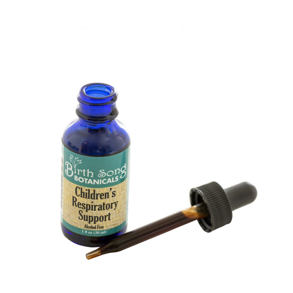 Birth Song Botanicals Co. Children's Respiratory Support Herbal Tincture with Elderberry 1 oz