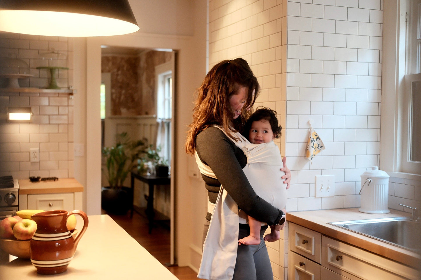Lalabu Simple Wrap Baby Carrier Fog