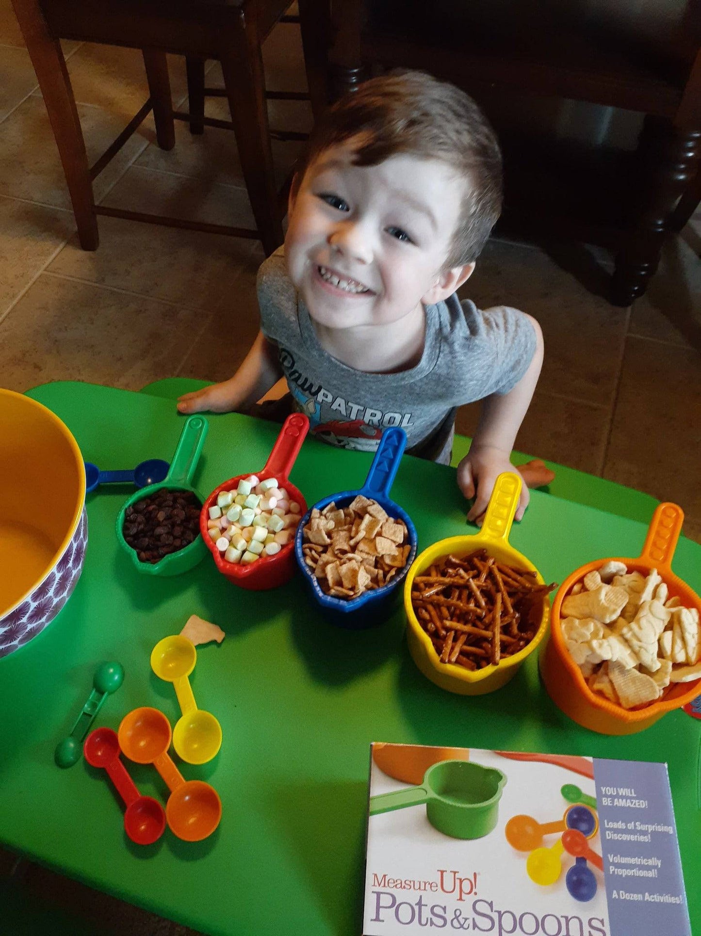 Discovery Toys Measure Up! Pots & Spoons Stack & Learn Set