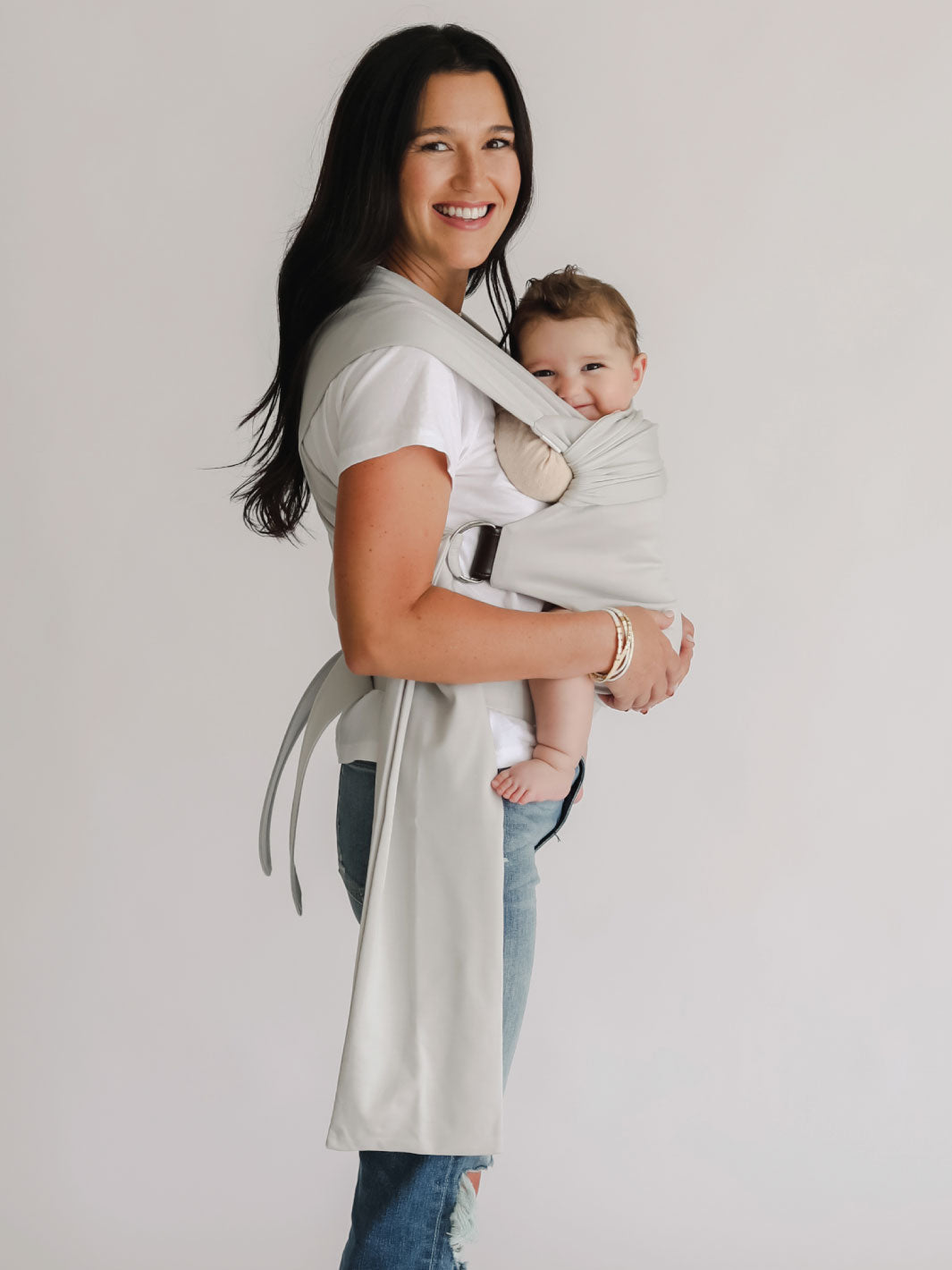 Lalabu Simple Wrap Baby Carrier Fog