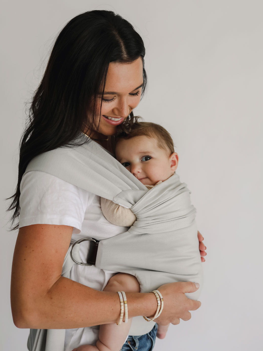 Lalabu Simple Wrap Baby Carrier Fog