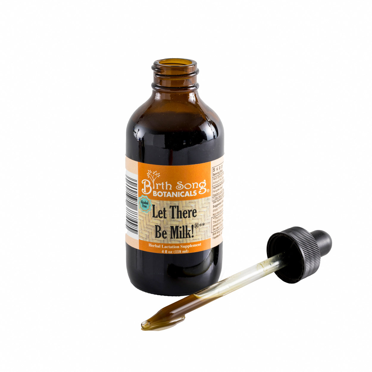 Birth Song Botanicals Co. Let There Be Milk! Alcohol Free Herbal Breastfeeding Supplement 4 oz.