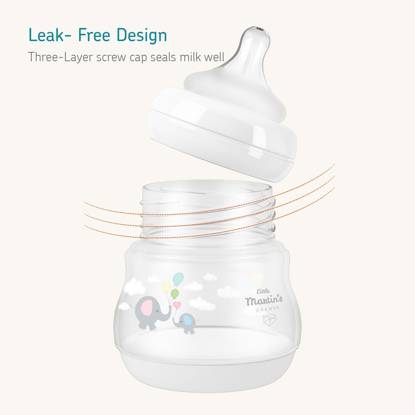 Little Martin's Milk Bottles - 150ml/5oz - 3 Packs