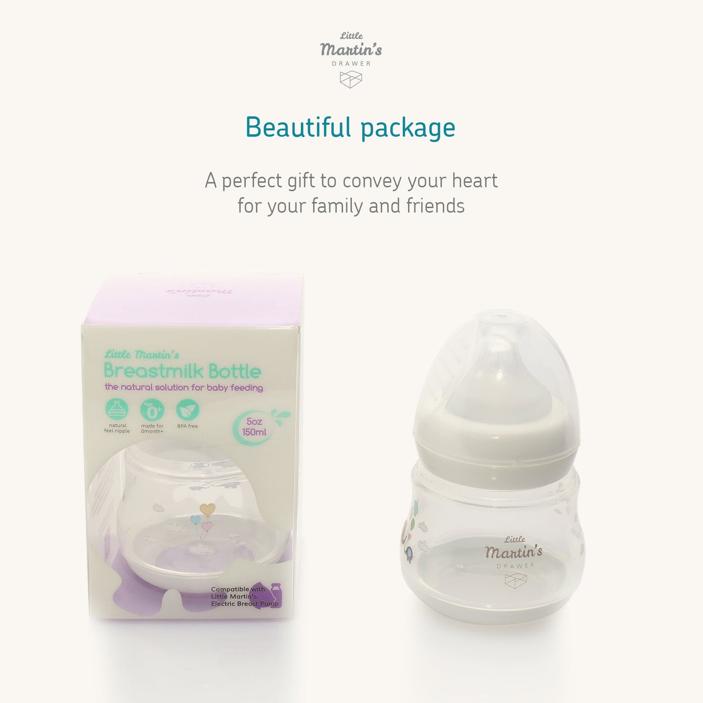 Little Martin's Milk Bottles - 150ml/5oz - 3 Packs