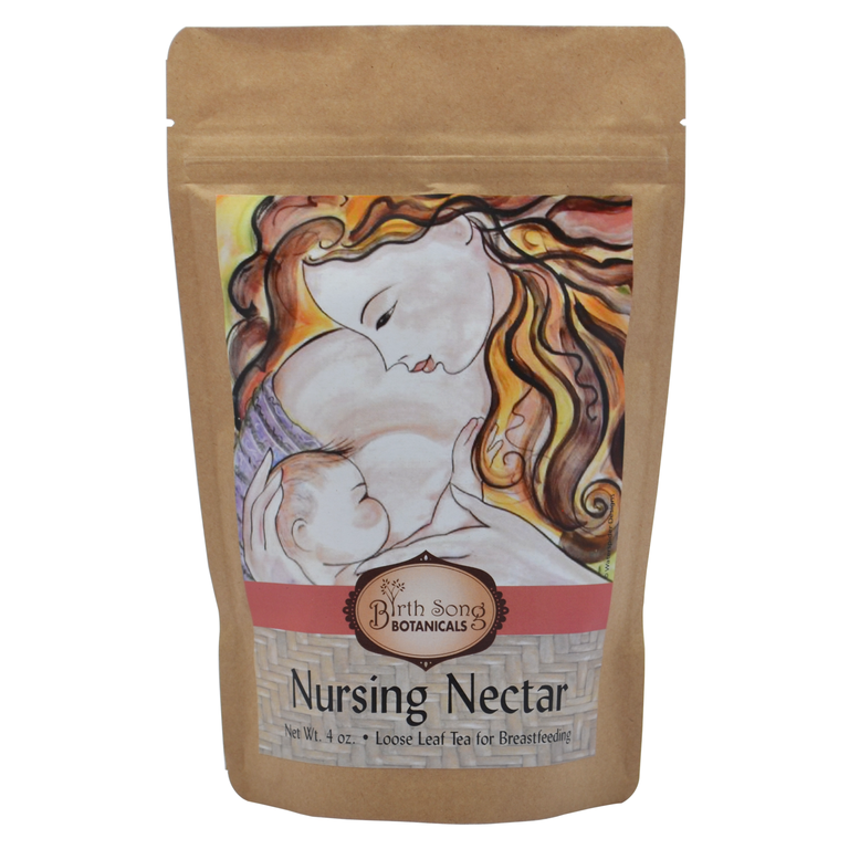 Birth Song Botanicals Co. Nursing Nectar Herbal Breastfeeding Tea For Healthy Breastmilk Supply
