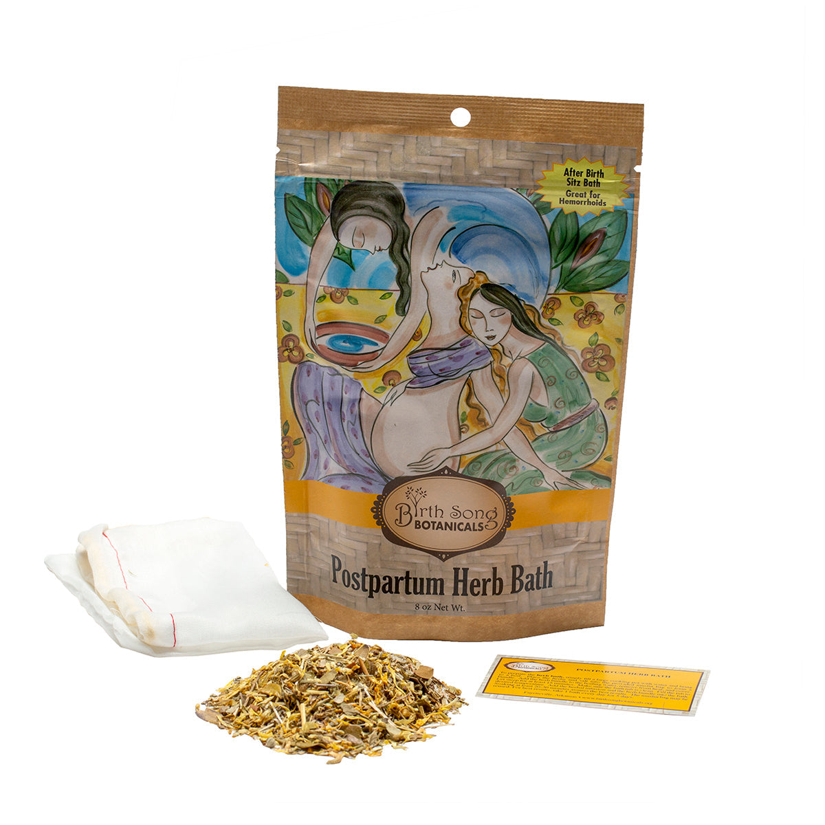 Birth Song Botanicals Co. Herbal Postpartum Bath for After Birth Recovery and Perineal Care