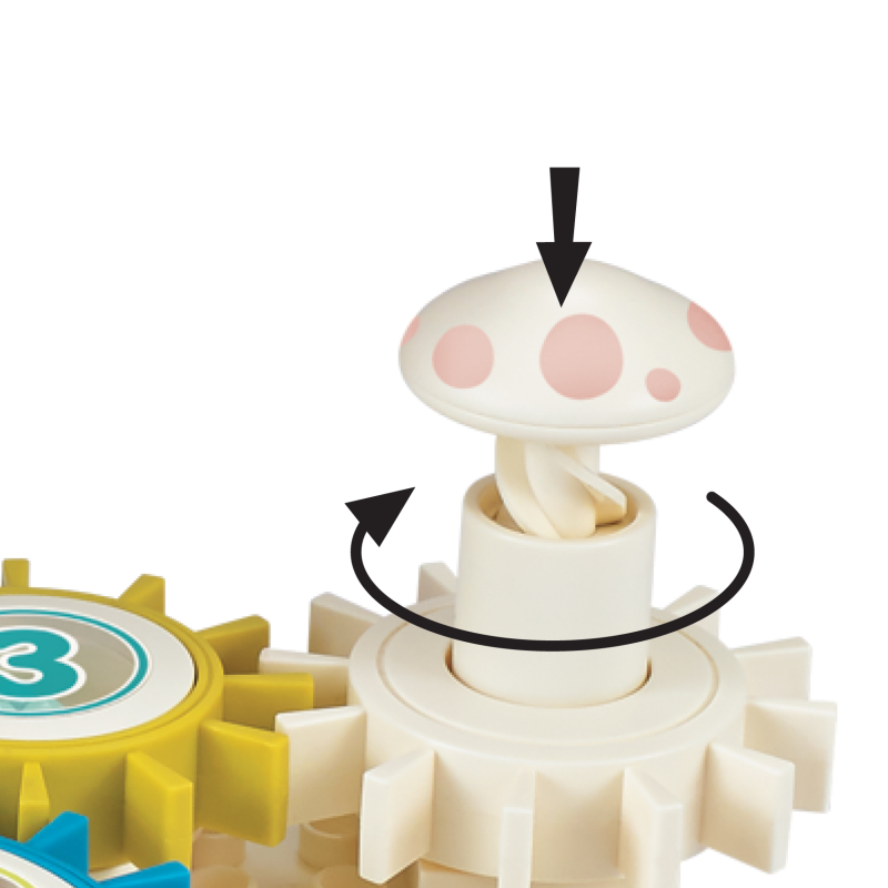 Discovery Toys Whirly Gears Construction Building Set