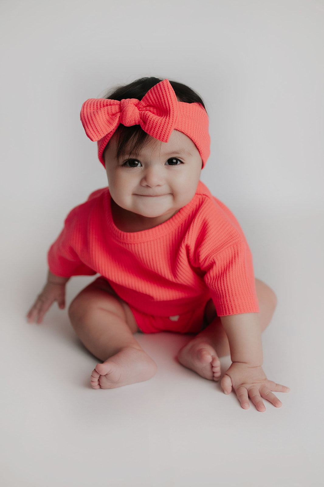 Hot Pink Waffle Headband