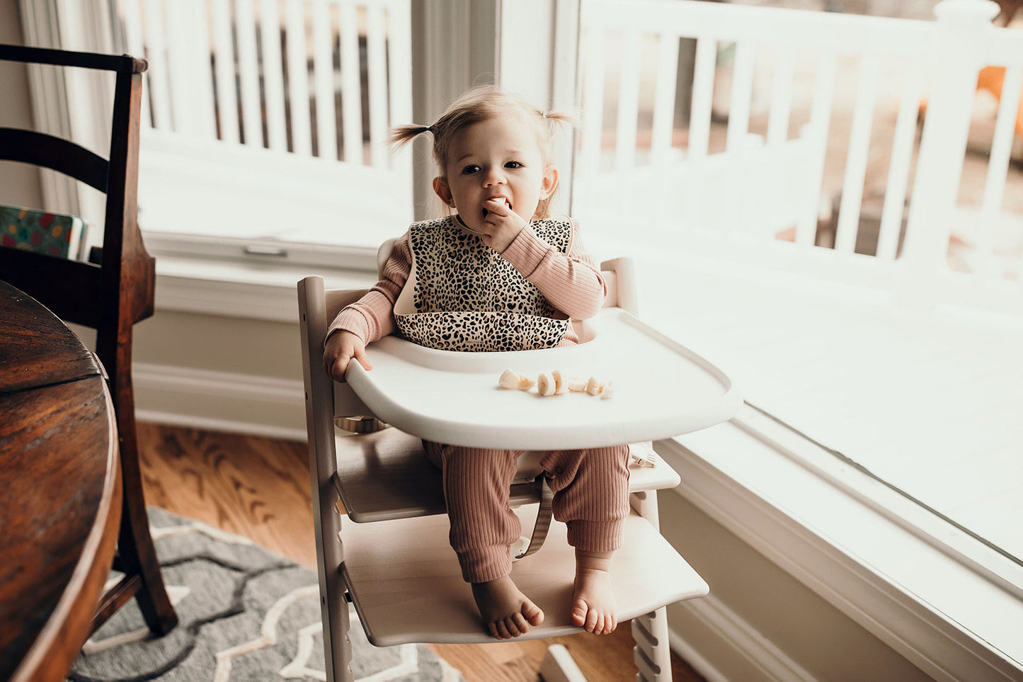 Leopard Silicone Baby Bib