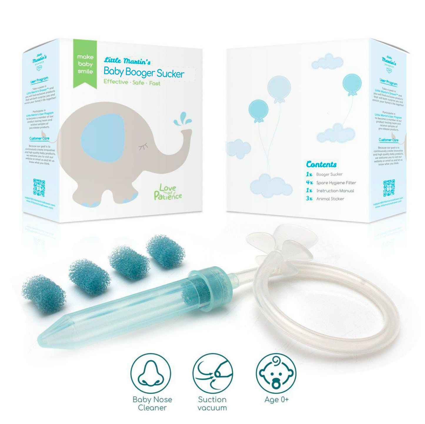 Little Martin's Reusable Booger Sucker