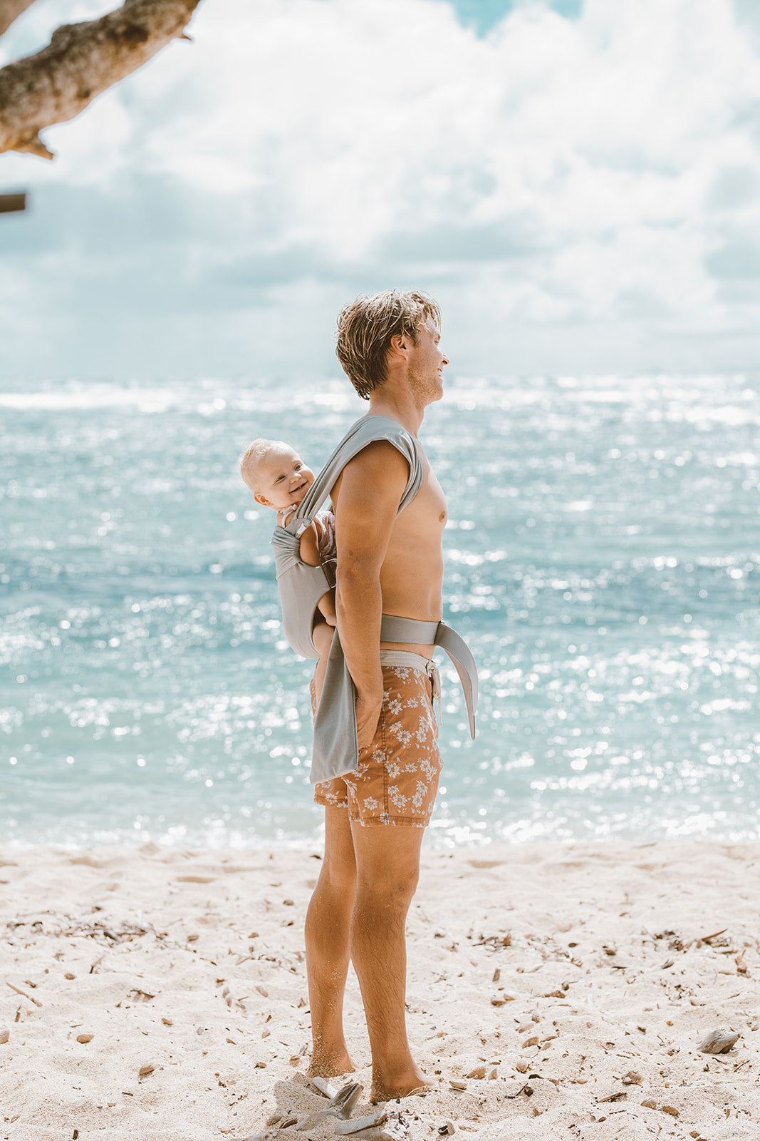 Lalabu Simple Wrap Baby Carrier Sky