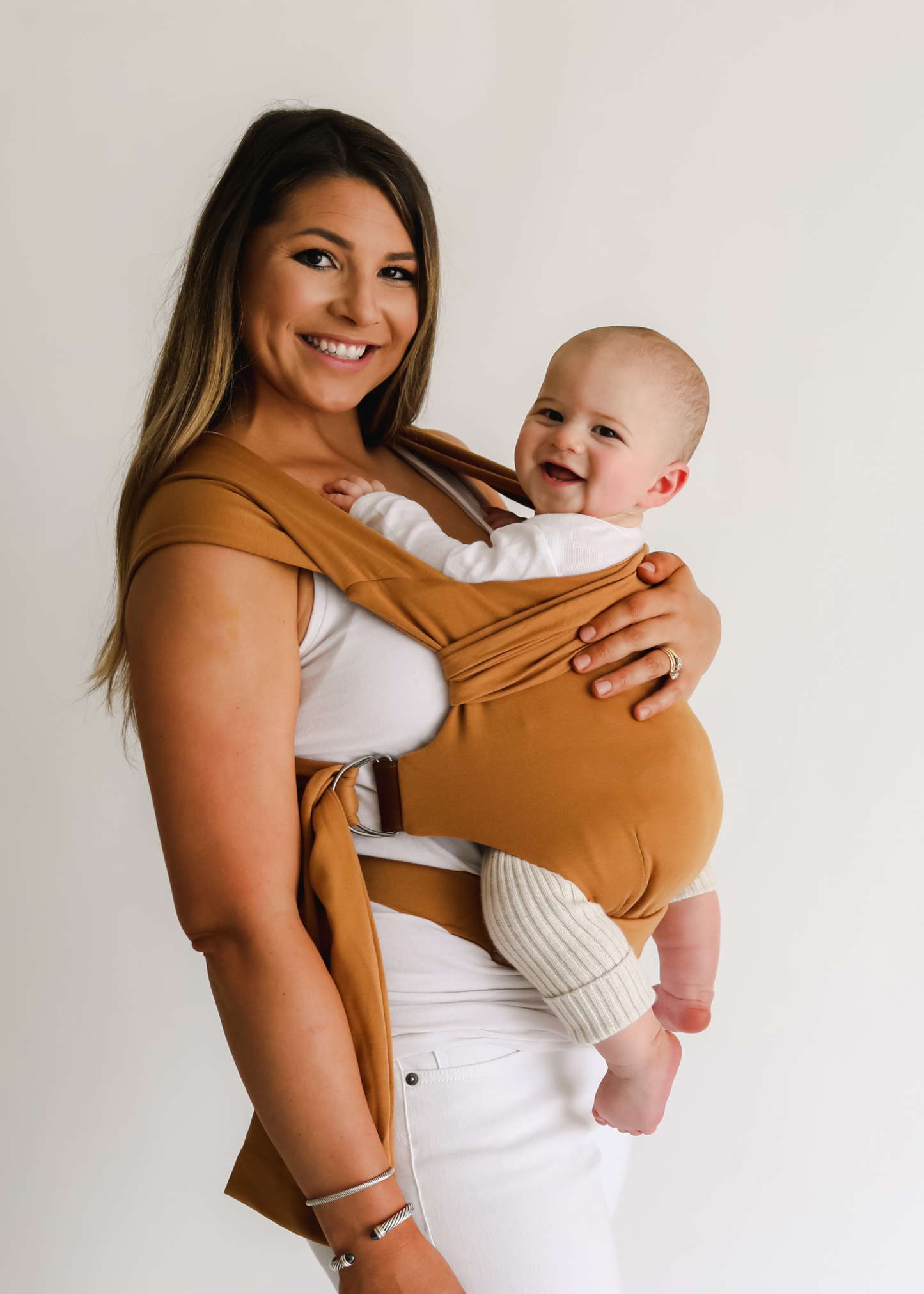 Lalabu Simple Wrap Baby Carrier Camel