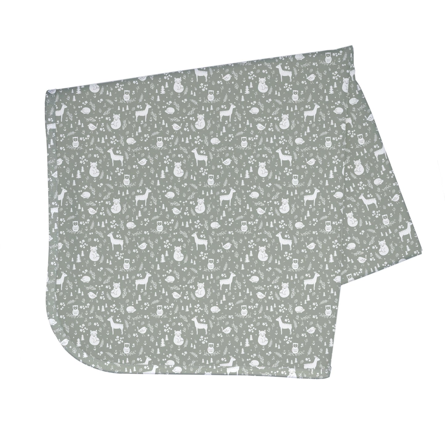 Forest Friends Splash Mat - A Waterproof Catch-All for Highchair Spills and More!