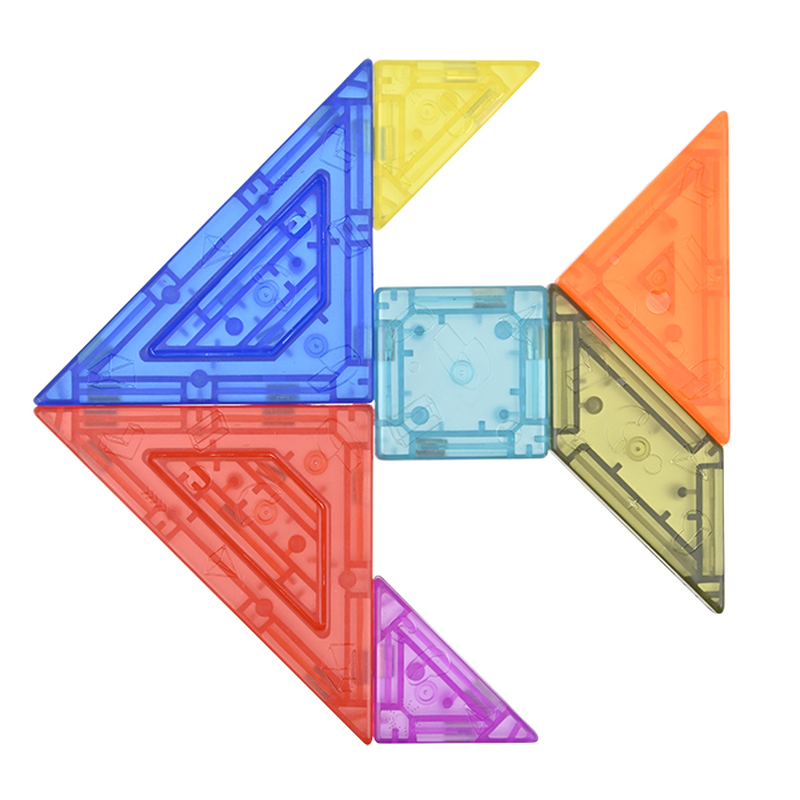 Discovery Toys Magnetic 9-Piece Tangram Puzzle Challenge