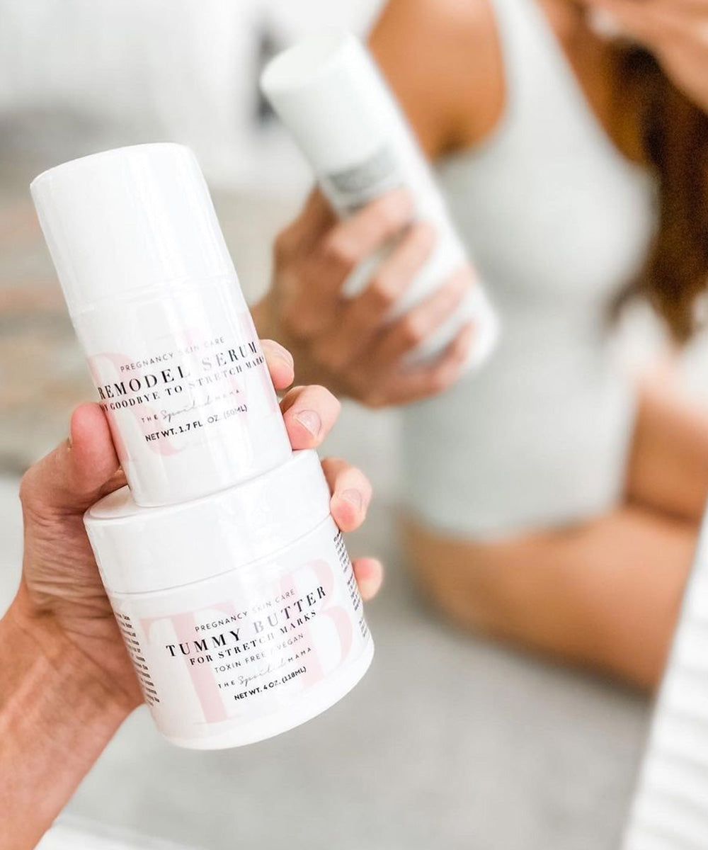 Tummy Butter and ReModel Serum Stretch Mark Duo